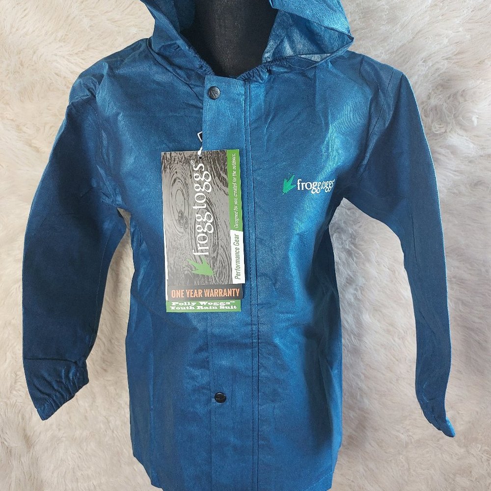 Frogg Togg Youth's Blue Polly Woggs Youth Rain Suit